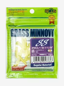 Силиконовые приманки Ecogear Grass Minnow SS 1.125 073 Glow, Желтый