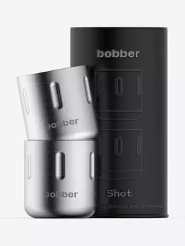 Шоты для эспрессо Shot Bobber, 100 мл, Серебряный