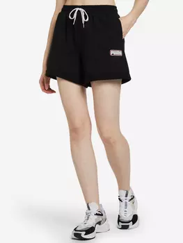 Шорты женские PUMA Summer Stripes, Черный, размер 42-44
