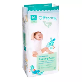 Трусики-подгузники Offspring M (6-11 кг), 42 шт, Лимоны