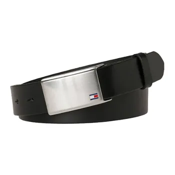Ремень Tommy Hilfiger Plaque Adjustable 35 mm, черный
