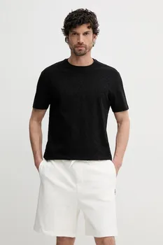 Хлопковая футболка Armani Exchange, черный