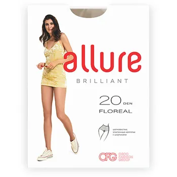 ALLURE Колготки женские 20 ден Floreal visione