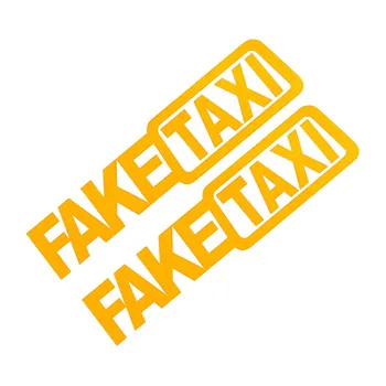 2 шт., наклейки на автомобиль «Такси»