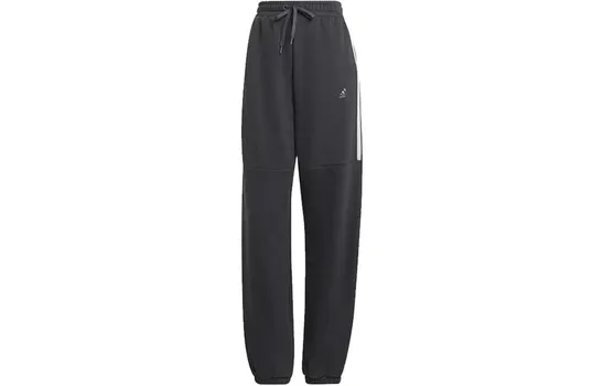 Трикотажные спортивные штаны женские серые Adidas