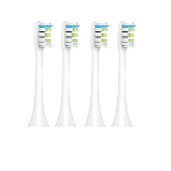 Для Xiaomi Soocas X3 X5 X3u X1 V1 V2 Soocare сменные насадки для щетины с пылезащитной крышкой, насадки для электрической зубной щетки Sonic 4 Black