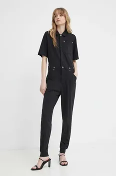 Хлопковый комбинезон G-Star Raw, черный