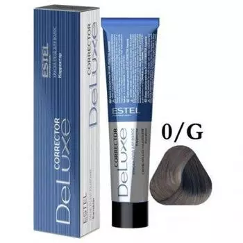 Estel De Luxe Корректор 0-0G Графит, 60 мл