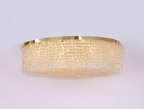 Потолочная хрустальная люстра Newport 10160 10168/PL gold