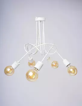 Потолочная люстра Adilux Tango White Patina 10125