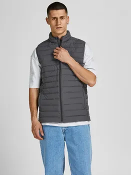 Утепленный жилет Jack & Jones Stepp bergangs Jacke Blouson ohne rmel JJERECYCLE, серый