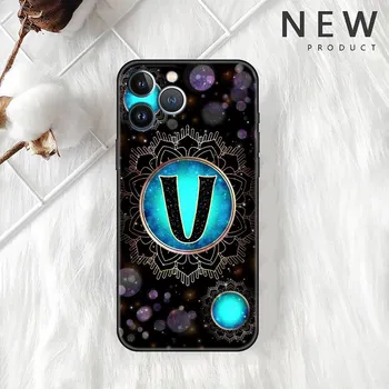 Чехол Mandala Letter MY для Apple iPhone 14 Pro Max 13 11 12 Mini SE 7 8 Plus X XS 6 6S, силиконовый чехол для телефона, мягкий чехол из ТПУ iPhone 6 6S Plus