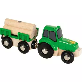 Brio Игровой набор "Трактор с брёвнами"
