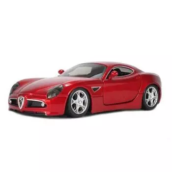 Bburago Коллекционная машинка 1:32 Street Fire Alfa Romeo 8C Competizione, красный
