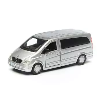 Bburago Коллекционная машинка 1:32 Street Fire Mercedes-Benz Vito, серебристый