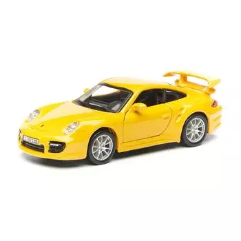 Bburago Коллекционная машинка 1:32 Street Fire Porsche 911 GT2, желтый