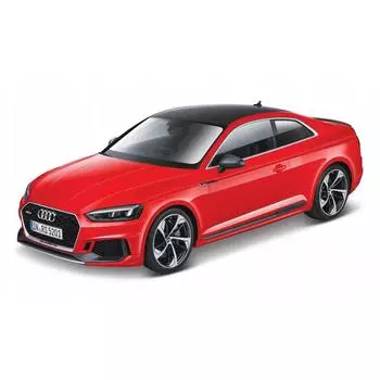 Bburago Коллекционная машинка Audi RS 5 Coupe 2019, 1:24, красная
