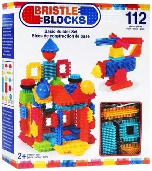 Bristle Blocks Конструктор игольчатый 112 деталей в коробке