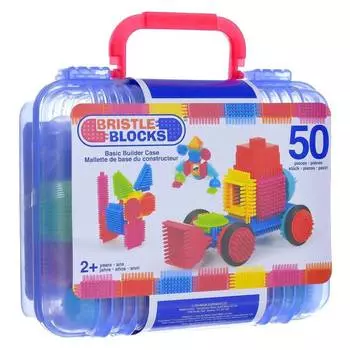 Bristle Blocks Конструктор игольчатый 50 деталей, цвет синий