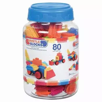 Bristle blocks Конструктор игольчатый, 80 деталей