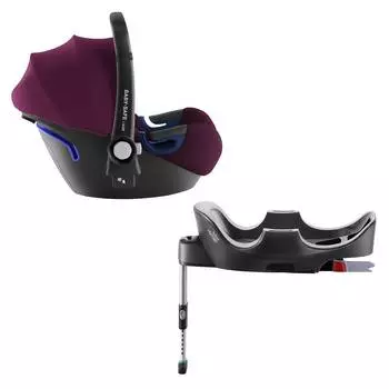 Britax Roemer Автокресло Baby-Safe2 i-Size + база Flex Burgundy Red, бордовый