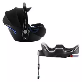 Britax Roemer Автокресло Baby-Safe2 i-Size + база FLEX Cool Flow Blue, синий