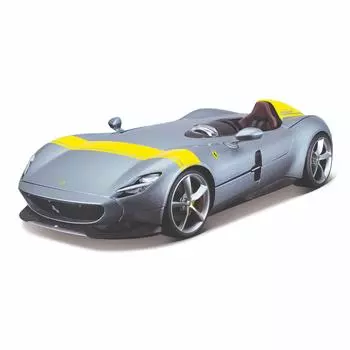 Bburago Коллекционная машинка Феррари 1:18 Ferrari Monza SP1, серебристая