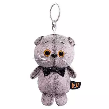 Budi Basa Брелок с мягкой игрушкой "Кот Басик с бантиком", 12 см