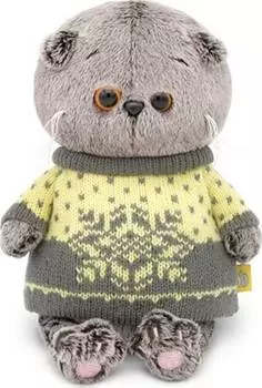 Budi Basa мягкая игрушка Басик BABY в свитере, 20 см.
