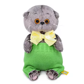 Budi Basa Мягкая игрушка Басик Baby в вязаных штанишках, 20 см