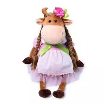 BUDI BASA Мягкая игрушка корова Груня Гуляш, 29 см.