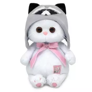 Budi Basa Мягкая игрушка Кошечка Ли-Ли Baby в шапочке-енот, 20 см