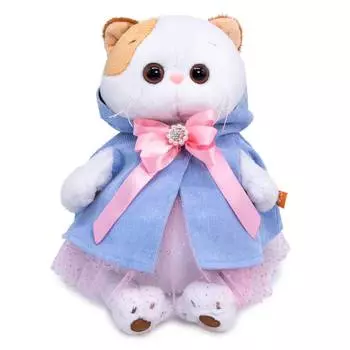 Budi Basa Мягкая игрушка Кошечка Ли-Ли в накидке с капюшоном, 24 см