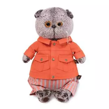 Budi Basa Мягкая игрушка Кот Басик в оранжевой куртке и штанах, 25 см