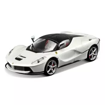 Bburago Коллекционная машинка Феррари 1:43 Ferrari LaFerrari, белая