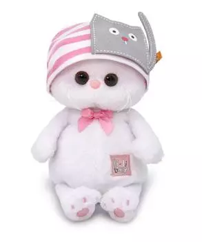 Budi Basa мягкая игрушка Ли-Ли BABY в шапочке с кошечкой, 20 см.