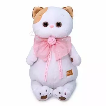 Budi Basa Мягкая игрушка Ли-Ли с розовым бантом, 24 см