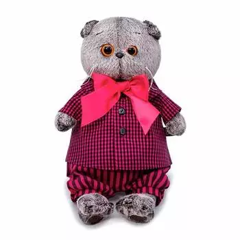 Budi Basa Мягкая игрушка "Кот Басик в рубашке и штанах", 30 см