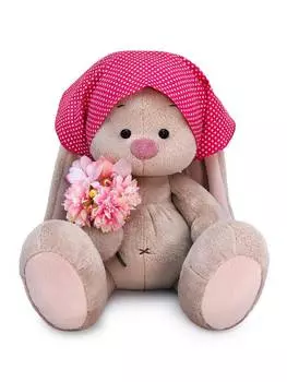 Budi Basa мягкая игрушка Зайка Ми с букетом, 23 см.