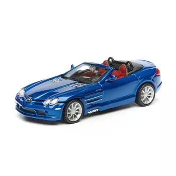 Bburago Коллекционная машинка 1:32 PLUS "Mercedes SLR McLaren Roadster" синий
