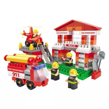 Bauer Конструктор Fireman "Пожарная часть" 742