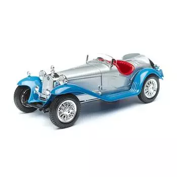 Bburago Машинка металлическая Alfa Romeo 8C 2300 Spider Touring (1932), 1:18 , серебристый