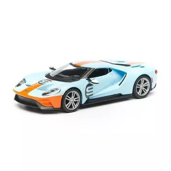 Bburago Машинка металлическая Ford GT 2019 Heritage, 1:32