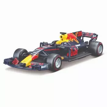 Bburago Машинка металлическая Формула-1 1:32 Red Bull Racing TAG Heuer RB13 2017 Max Verstappen, черная