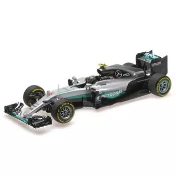 Bburago Машинка металлическая Формула-1 Mercedes F1 W07 Hybrid 2016 №6 Nico Rosberg, 1:18