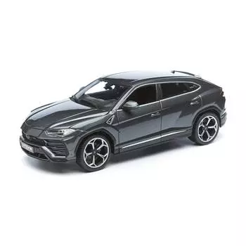 Bburago Машинка металлическая Lamborghini Urus, 1:18, серый металлик