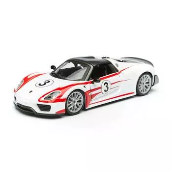 Bburago Машинка металлическая ралли 1:24 Porsche 918 Weissach, 18-28009