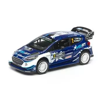 Bburago Машинка металлическая ралли 2017 M-Sport Ford Fiesta WRC Ott Tanak, 1:32