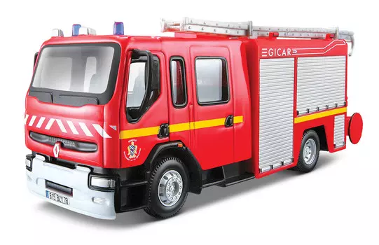 BBURAGO Машинка пожарная "EMERGENCY RENAULT PREMIUM 18-32002 1:50"