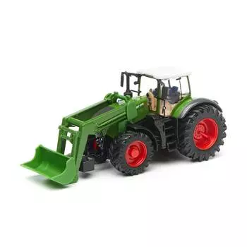 Bburago Модель трактора Fendt 1050 Vario с фронтальным погрузчиком, 1:32